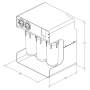 ROBUST-1500 Direct-Flow-Osmoseanlage mit 3x 100 GPD-Membran (max. 100 Liter/h)