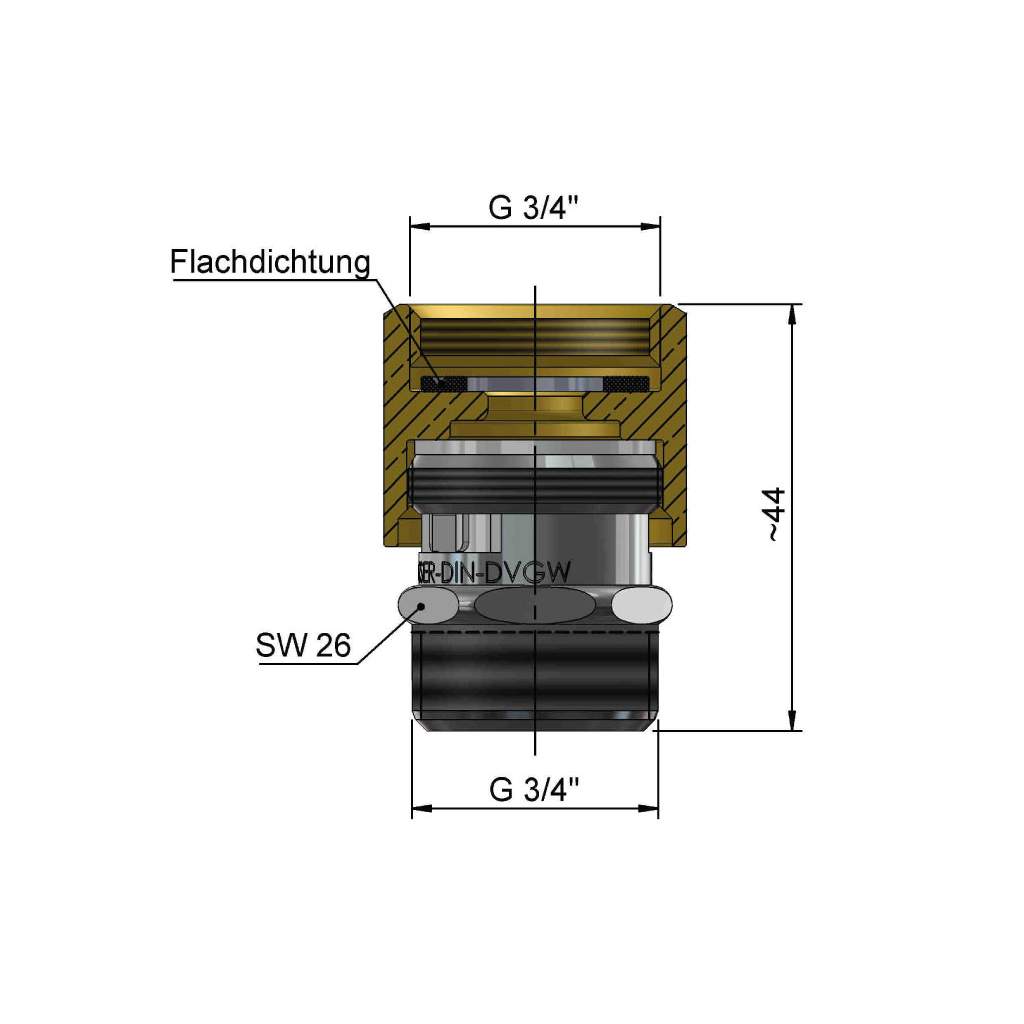 RBL-34 Rohrbelüfter als Systemtrenner für Osmoseanlagen, 6,07 €