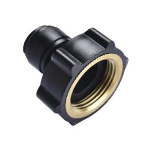 HCF-NH Aufschraub-Verbinder 3/4 Zoll Messing IG metrische...