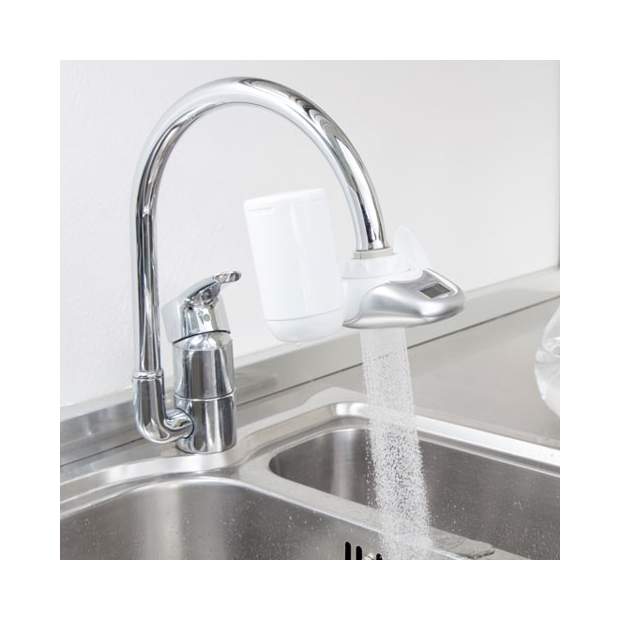 EKO+ Wasserhahnfilter mit Aktivkohlekartusche und Hohlfasermembran