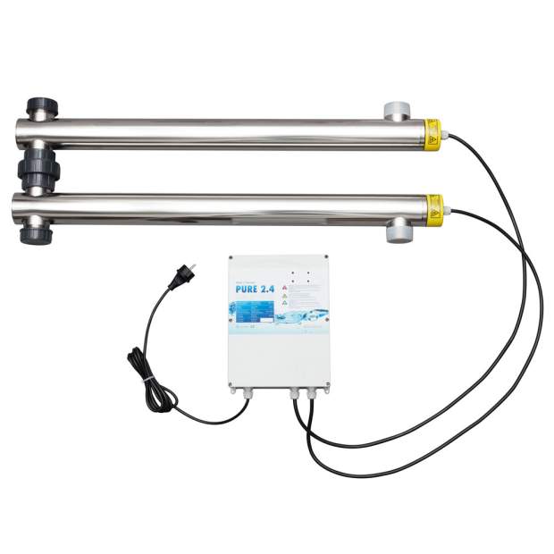 PURE-2.4.2 UVC-Doppel-Reaktoranlage für Brauch- und Trinkwasser (max. 200L/min)