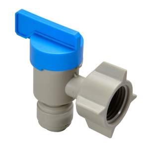 HESV Absperrhahn 3/8 St&uuml;ckverbindung und 1/2 Zoll...