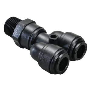 HRWT-R Y-Einschraub-Verbinder BSPT-Kegelgewinde metrische...