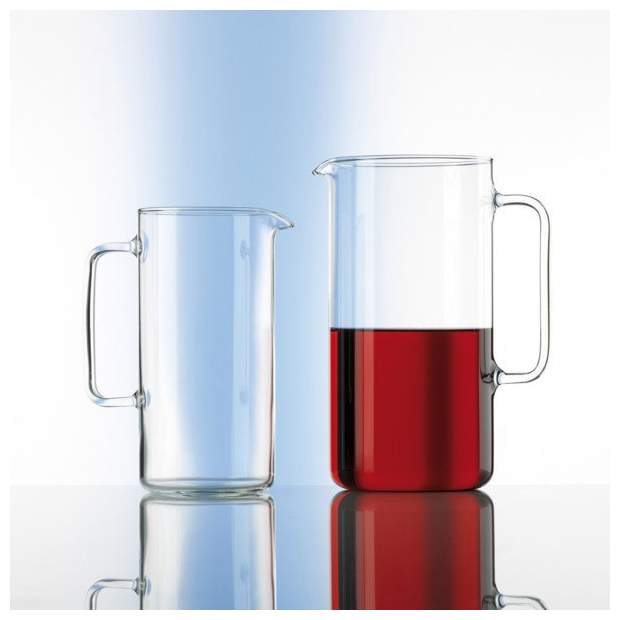 ARCA Wasserkrug aus hitzebeständigem Borosilikatglas 1 oder 2 Liter