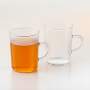 BRUNO 2er-Set Glas für Tee oder Kaffe aus Borosilikatglas 200ml