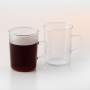 BRUNO 2er-Set Glas für Tee oder Kaffe aus Borosilikatglas 200ml