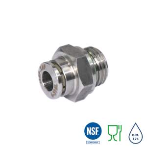 XVRC-G Einschraubverbinder Edelstahl AISI316L...