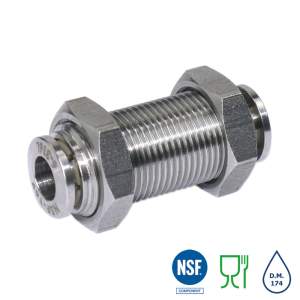 XVRMM Schottverbinder Edelstahl AISI316L metrische...
