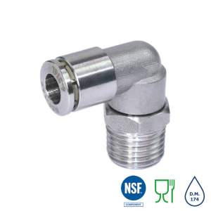 XVRL-R Winkel-Einschraubverbinder Edelstahl AISI316L...