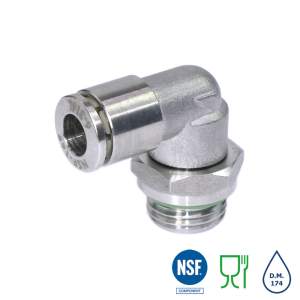 XVRL-G Winkel-Einschraubverbinder Edelstahl AISI316L...