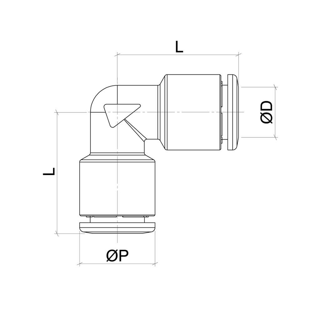 XVRG Gerader Reduzier-Verbinder mit metrischer Steckverbindung von 4 ,  12,14 €