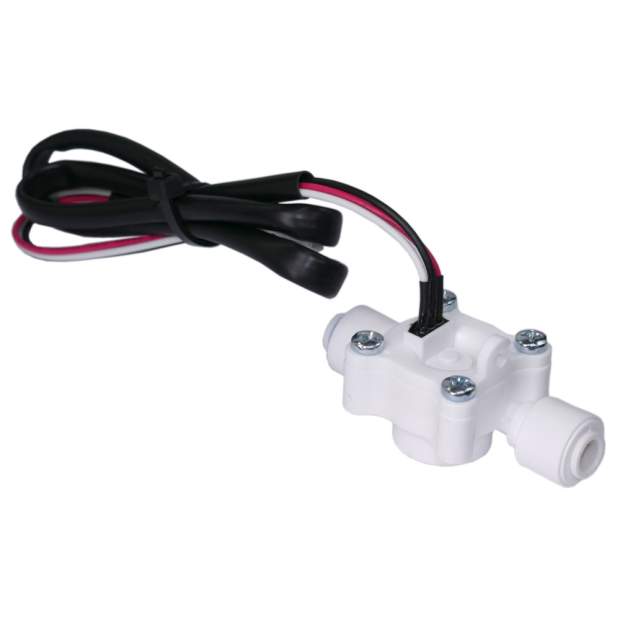 IFM-8 Flügelrad-Durchflusssensor 0,2 - 2 Liter/min mit Steckverbindung 1/4 Zoll = 6,35mm