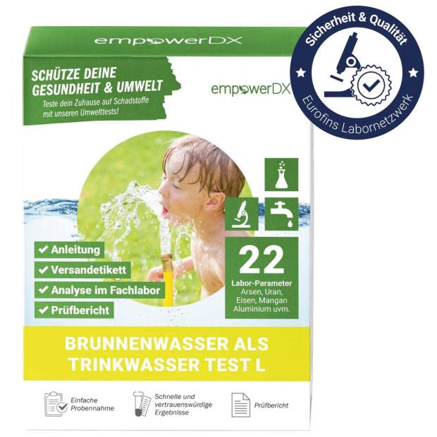 BWA-10 Professionelle Laboranalyse des Brunnenwassers auf bis zu 44 Werte