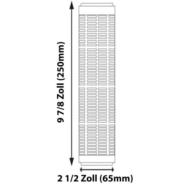 TLCHF-RC Hohlfasermembran 10x2,5 Zoll als Filterkerze für 10 Zoll Gehäuse