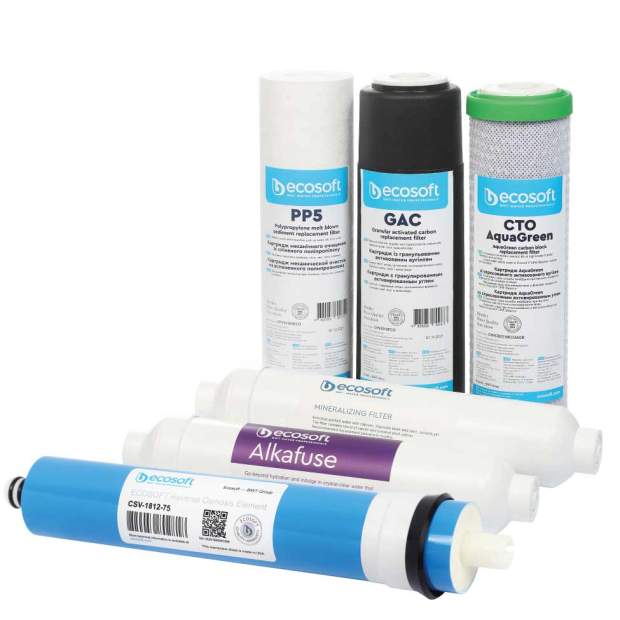 FWS-PURE/ALC Ersatzfilter als Filterwechselset für PURE-Alkafuse-Osmoseanlagen