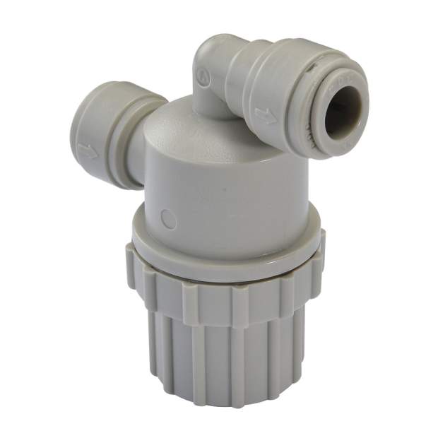 HBMU1/4-1/4G Grobfilter mit Edelstahlsieb Steckverbindung 1/4 Zoll = 6,35mm