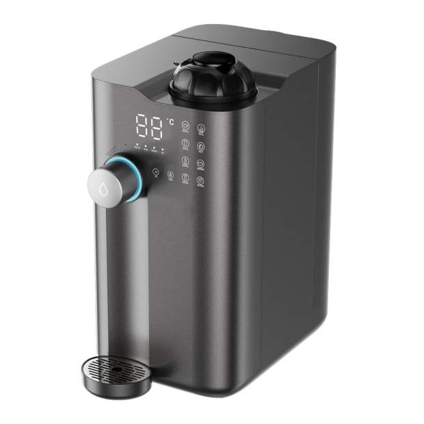 AQUI-BLUE Auftisch-Osmoseanlage mit Wasserstoff-Ionisator und Heißwasserfunktion