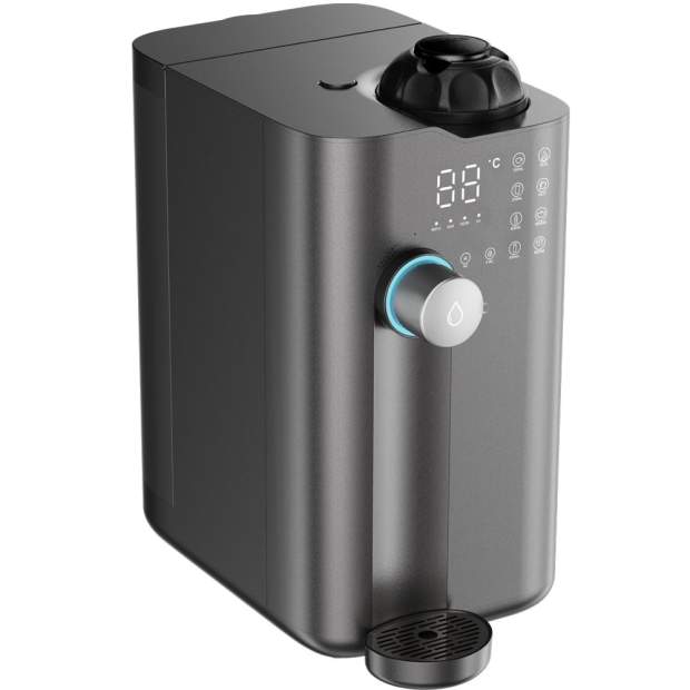 AQUI-BLUE Auftisch-Osmoseanlage mit Wasserstoff-Ionisator und Heißwasserfunktion