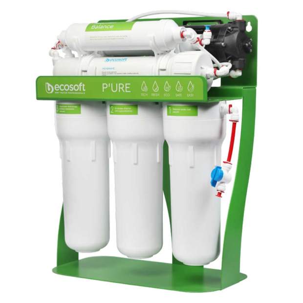 PURE Osmoseanlage mit spezieller Remineralisierung und Pumpe als Option (max. 12 Liter/h)