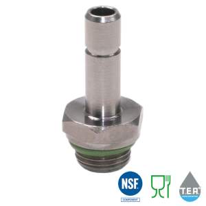 HFRA-G Messing-Einschraubstutzen TEA-Beschichtung...