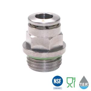 HFRC-G Messing-Einschraubverbinder mit TEA-Beschichtung...