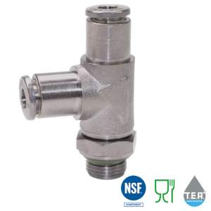 HFRST-G Messing-T-Einschraubverbinder seitlich...