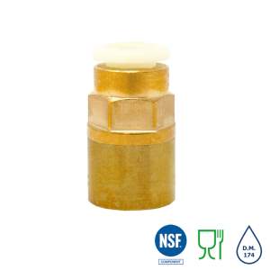 LFRPCF-G Messing-Aufschraubverbinder BSPP-Parallelgewinde...