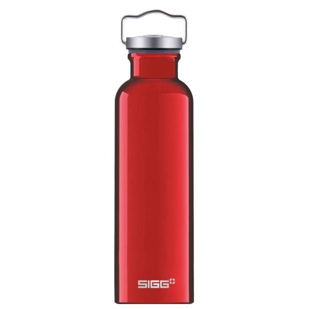 SIGG Original RED Trinkflasche aus Aluminium  für kohlensäurehaltige Getränke 750ml