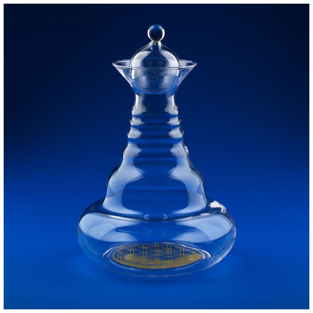 Set 1 Karaffe Alladin und 4 Gläser Mythos Wasserkaraffe für belebtes Wasser 