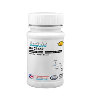 TS10-FE/25 Teststreifen zur Bestimmung des Eisengehalts...