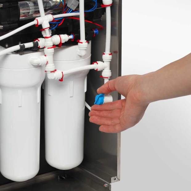ROBUST-4000 Direct-Flow-Osmoseanlage mit 2x 500GPD-Membran (max. 180 Liter/h)