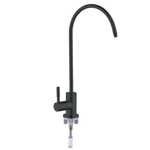 MINA 1-Wege-Wasserhahn  aus schwarz beschichtetem Edelstahl