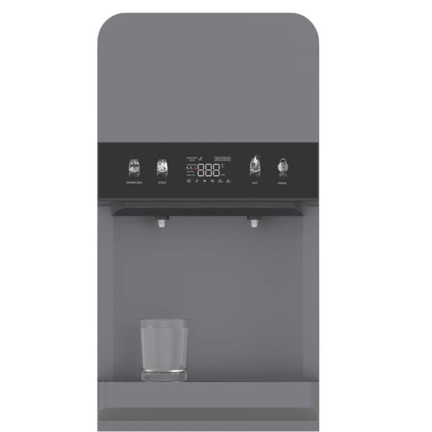 AQUI-STANDUP Osmoseanlage als Standgerät-Wasserspender mit Sprudelwasser und Heißwasser