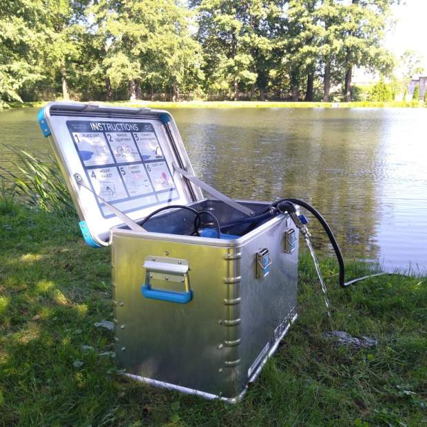 COM-W Mobile Wasserautereitungsanlage zur Trinkwasser-Notversorgung an abgelegenen Orten