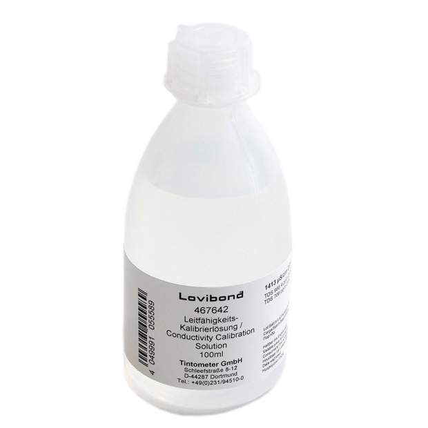 Leitfähigkeits- und TDS-Kalibrierlösung 1413µs für Leitwertmessgeräte 100ml