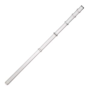 CALAMUS Trinkhalm 24cm aus Glas mit Sprialschliff zur...